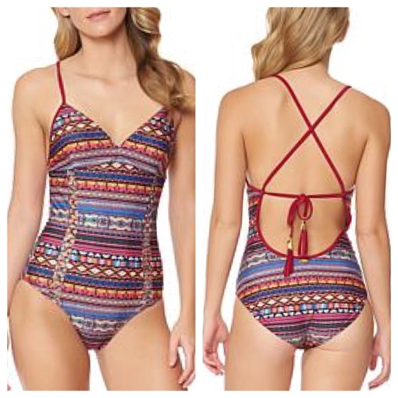 Pick SZ//Color. Jessica Simpson Womens Swimwear Cherokee Queen Underwire